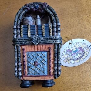 Vintage working Jukebox Music, Trinket Box. 1998, NWT